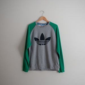 ADIDAS | GREY CREW NECK